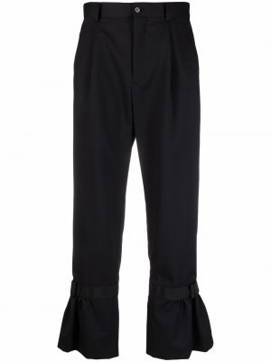 Расклешенные брюки Comme Des Garçons Noir Kei Ninomiya. Цвет: черный