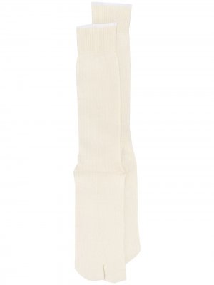 Носки Tabi Maison Margiela. Цвет: белый