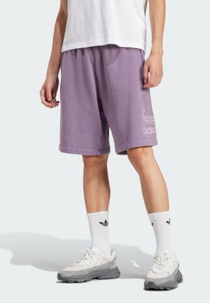 Спортивные шорты ADICOLOR OUTLINE TREFOIL adidas Originals, цвет shadow violet white Originals