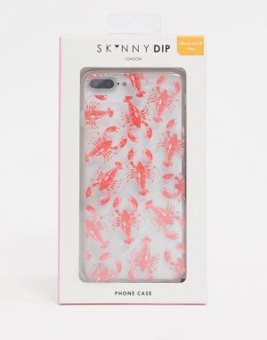 Чехол для iPhone 6/6S/7/8 PLUS с омаром -Красный Skinnydip