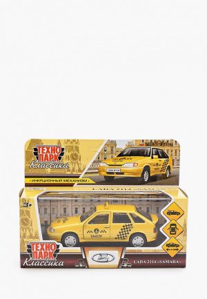 Игрушка Технопарк Lada-2114 Samara. Такси, 12 см. Цвет: желтый