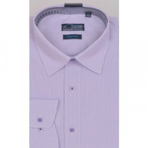 Рубашка , размер 48RU/M/178-186/40 ворот, лиловый Maestro. Цвет: лиловый/сиреневый