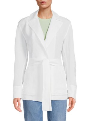 Куртка сафари с поясом , цвет Optic White Vince