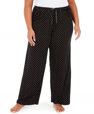 Женские трикотажные пижамные брюки больших размеров с принтом Sleepwell, изготовленные использованием технологии регулирования температуры , черный Hue