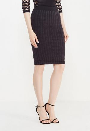 Юбка Wolford Stripes Skirt. Цвет: черный