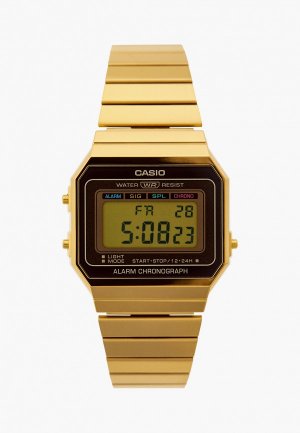 Часы Casio A700WEG-9AEF. Цвет: золотой
