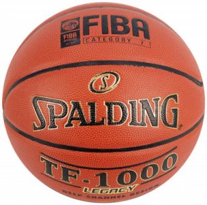 Мяч баскетбольный TF-1000 Legacy FIBA Spalding. Цвет: оранжевый