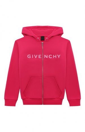 Хлопковая толстовка Givenchy. Цвет: розовый