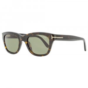 Прямоугольные солнцезащитные очки унисекс TF237 Snowdon 52N Dark Havana 52mm Tom Ford