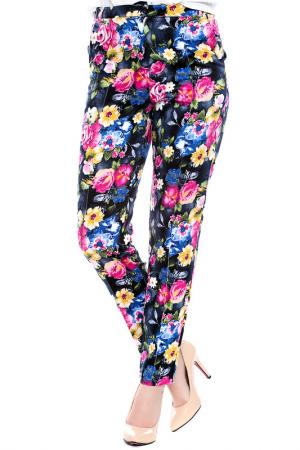 Брюки Emma Monti. Цвет: floral print