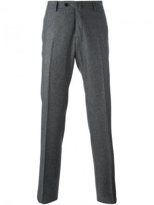 Классические брюки Caruso. Цвет: серый