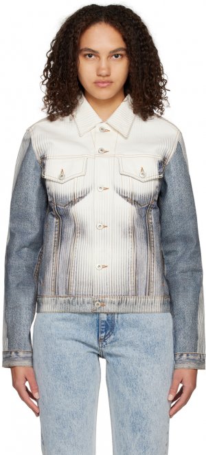 Синяя джинсовая куртка Jean Paul Gaultier Edition Y/Project