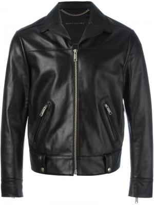 Кожаная куртка Marc Jacobs. Цвет: чёрный