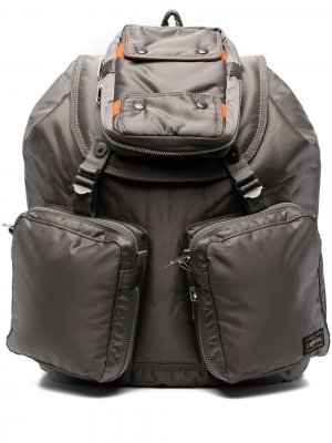 Рюкзак с карманами и нашивкой-логотипом Porter-Yoshida & Co.. Цвет: серый