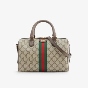Холщовая сумка через плечо Ophidia GG Supreme , цвет beb/nacero/vrv Gucci