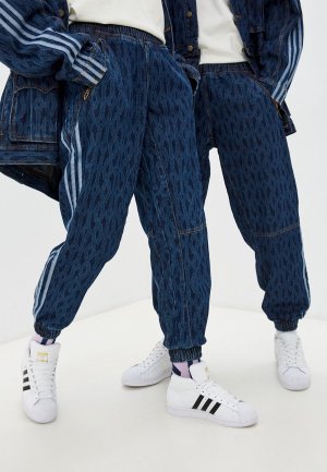 Джинсы adidas Originals IVYPARK  DENIM PANT. Цвет: синий