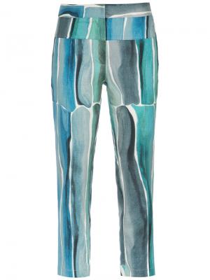Printed cropped trousers Giuliana Romanno. Цвет: none