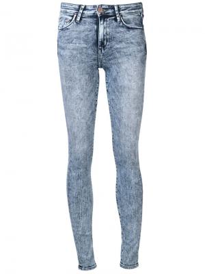 Выбеленные джинсы Dose Thvm. Цвет: синий