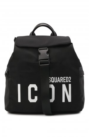 Рюкзак D2 Icon Dsquared2. Цвет: чёрный