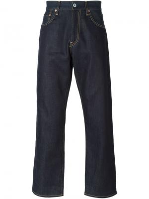 Широкие джинсы Junya Watanabe Comme Des Garçons Man. Цвет: синий