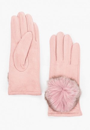 Перчатки Pur. Цвет: розовый