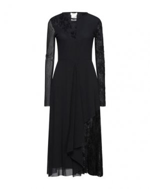 Платье миди FUZZI. Цвет: черный