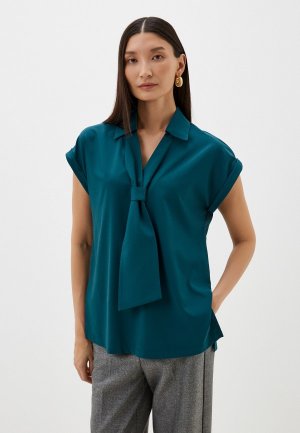 Блуза LO. Цвет: зеленый
