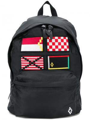 Рюкзак с заплатками MARCELO BURLON COUNTY OF MILAN. Цвет: черный