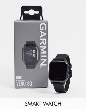 Смарт-часы в стиле унисекс Venu Sq 010-02426-10-Черный цвет Garmin