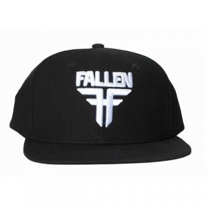 Кепка Fallen insignia flat black. Цвет: черный