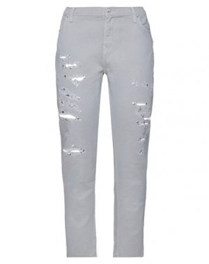 Джинсовые брюки EAN 13. Цвет: серый