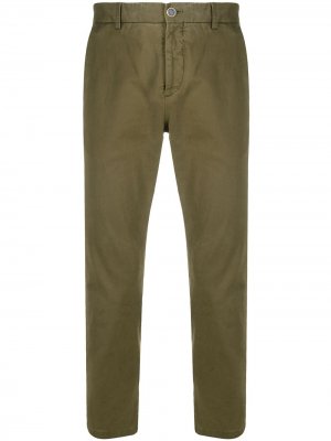 Узкие брюки чинос Pt05. Цвет: зеленый
