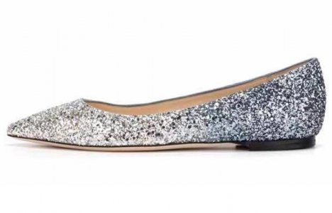 Wmns Romy Туфли на плоской подошве Синий/Серебристый Jimmy Choo