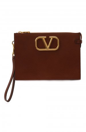 Кожаный футляр для документов Vlogo Valentino. Цвет: коричневый