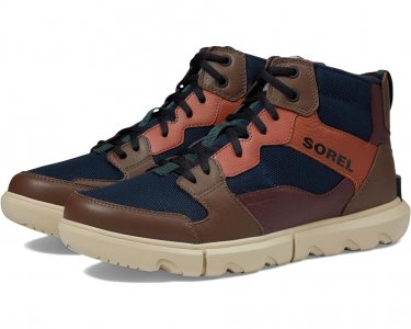 Кроссовки SOREL Explorer Next Sneaker Mid Waterproof, цвет Abyss/Oatmeal