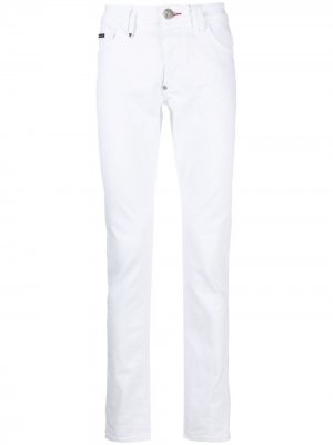 Прямые джинсы Iconic Philipp Plein. Цвет: белый