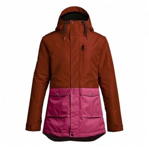 Куртка Stay Wild Parka 2021 OXBLOOD Airblaster. Цвет: розовый/красный