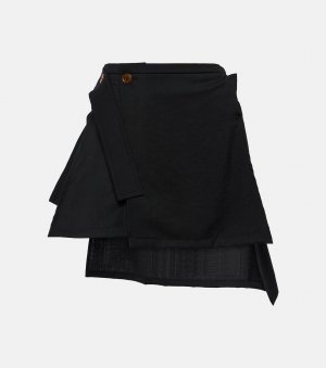 Шерстяная мини-юбка , черный Vivienne Westwood