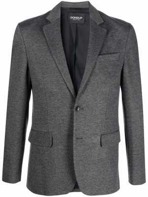 Однобортный пиджак DONDUP. Цвет: серый