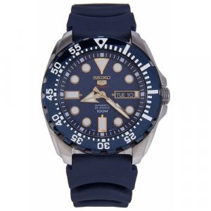 Наручные часы 5 Sports SRP605K2, синий, серебряный SEIKO