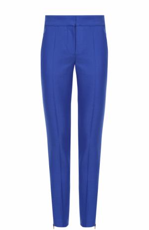 Укороченные брюки прямого кроя со стрелками Stella McCartney. Цвет: голубой