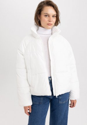 Зимняя куртка Regular Fit , белый DeFacto