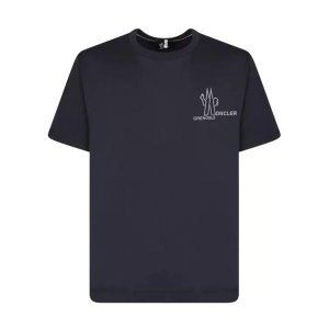 Футболка cotton t-shirt , черный Moncler