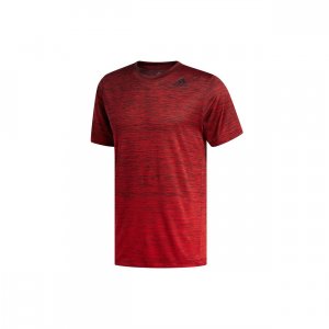 Gradient Tee Повседневная спортивная дышащая футболка с коротким рукавом и круглым вырезом Мужские топы Бордовый FL4395 Adidas