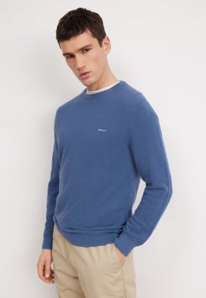 Вязаный свитер C-NECK GANT, цвет shadow blue Gant