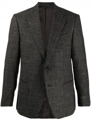 Фактурный пиджак Caruso. Цвет: серый