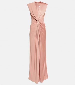 Свадебное платье макси Pilard со сборками MAX MARA, розовый Mara