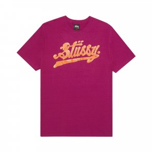 Полированная футболка Gear, пурпурный Stussy