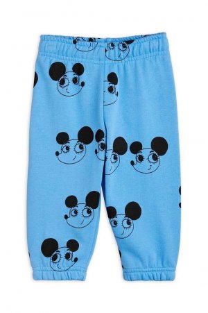 Хлопковые спортивные штаны для малышей, синий Mini Rodini