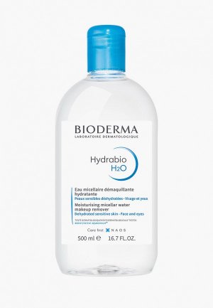 Мицеллярная вода Bioderma Гидрабио H2O, 500 мл. Цвет: прозрачный